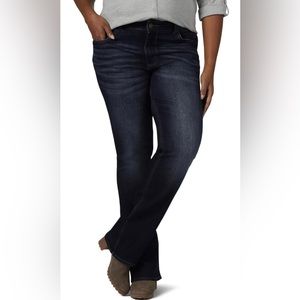 Riders by Lee Indigo Women’s Plus Size Midrise Bootcut Jean Size 22 Petite